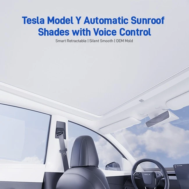 Tesla Model Y Interior Upgrade Electric Sunshade factory
